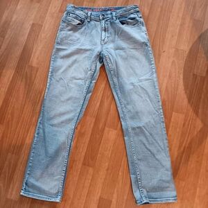 Mens 32 by 32 Relaxed Straight Blue Jeans Urban Pipeline